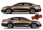 2x Decal Sticker Vinyl Side Racing Stripes for Nissan Altima - Brothers-Graphics