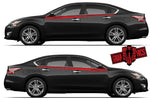 2x Decal Sticker Vinyl Side Racing Stripes for Nissan Altima - Brothers-Graphics