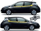 2x Decal Sticker Vinyl Side Racing Stripes for Nissan Leaf - Brothers-Graphics