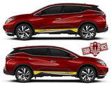 2x Decal Sticker Vinyl Side Racing Stripes for Nissan Murano - Brothers-Graphics