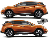 2x Decal Sticker Vinyl Side Racing Stripes for Nissan Murano - Brothers-Graphics