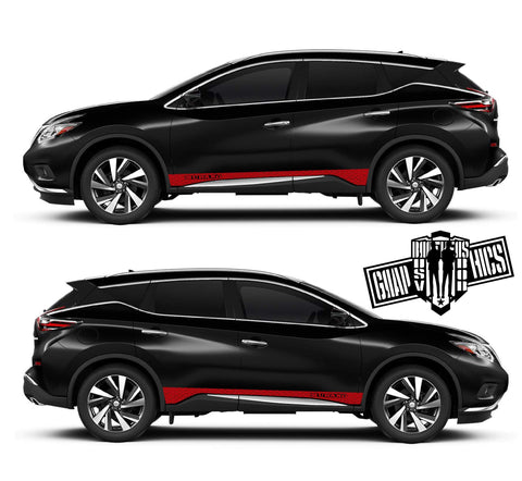 2x Decal Sticker Vinyl Side Racing Stripes for Nissan Murano - Brothers-Graphics