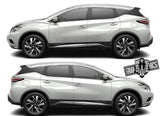 2x Decal Sticker Vinyl Side Racing Stripes for Nissan Murano - Brothers-Graphics