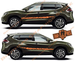 2x Decal Sticker Vinyl Side Racing Stripes for Nissan X-Trail - Brothers-Graphics