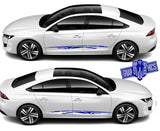 2x Decal Sticker Vinyl Side Racing Stripes for Peugeot 508 - Brothers-Graphics