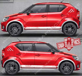 2x Decal Sticker Vinyl Side Racing Stripes for Suzuki Ignis - Brothers-Graphics