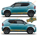 2x Decal Sticker Vinyl Side Racing Stripes for Suzuki Ignis - Brothers-Graphics