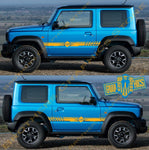 2x Decal Sticker Vinyl Side Racing Stripes for Suzuki Jimny - Brothers-Graphics