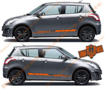 2x Decal Sticker Vinyl Side Racing Stripes for Suzuki SWIFT - Brothers-Graphics