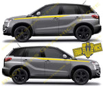 2x Decal Sticker Vinyl Side Racing Stripes for Suzuki Vitara - Brothers-Graphics