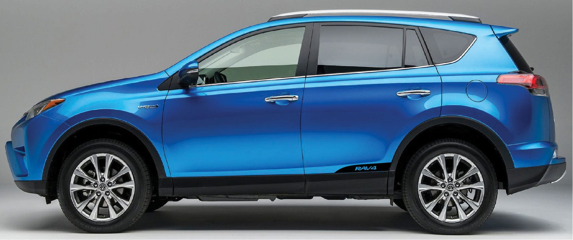 Vinyl Graphics 2x Decal Sticker Vinyl Side Racing Stripes for Toyota Rav4