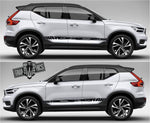 2x Decal Sticker Vinyl Side Racing Stripes for Volvo XC40 - Brothers-Graphics