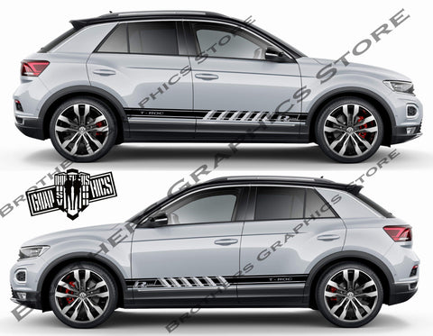 Auto bodenmatte Für VW Für Tiguan Für T-ROC Für T-Cross Custom Car