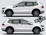 2x Decal Sticker Vinyl Side Racing Stripes for Vw Touareg - Brothers-Graphics