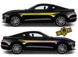 2x Graphics Racing Line Sticker Special Made For Ford Mustang - Brothers-Graphics