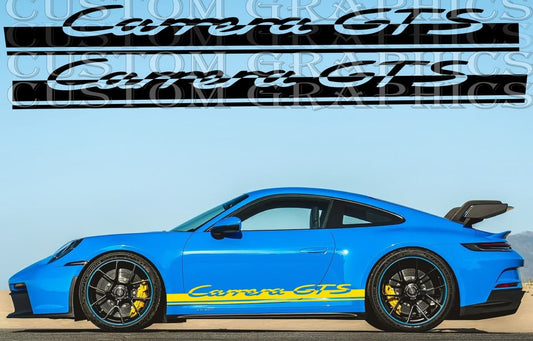 Vinyl Graphics 2x sticker Design Vinyl Sticker Compatible With Porsche 911 GT3 Carrera GTS GT3 RS