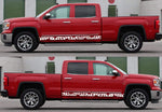 2X Vinyl Color Graphic Racing Decal Kit Sticker For GMC Sierra - Brothers-Graphics