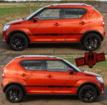 2X Vinyl Color Graphic Racing Decal Kit Sticker For Suzuki Ignis - Brothers-Graphics