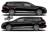 2X Vinyl Color Graphic Racing Decal Kit Sticker For VW PASSAT - Brothers-Graphics