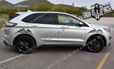 4 decals Trible Graphic Racing Decals For Ford Edge