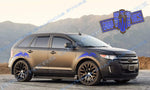 4 decals Trible Graphic Racing Decals For Ford Edge