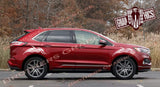 Premium 4x stickers Compatible with Ford Edge Trible Graphic Racing Decals