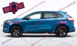 4 decals Trible Graphic Racing Decals For Ford Edge