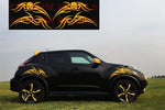 Premium Vinyl Sticker Compatible With Nissan Juke 4 decals Design