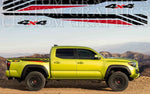 Vinyl Graphics 4 Pattern Sticker Design Vinyl Stripes Compatible with Toyota Tacoma TRD_Pro-2022-4X4