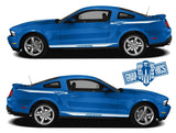 4x Custom Racing Line Stickers Car Side Vinyl Stripes For Ford Mustang - Brothers-Graphics