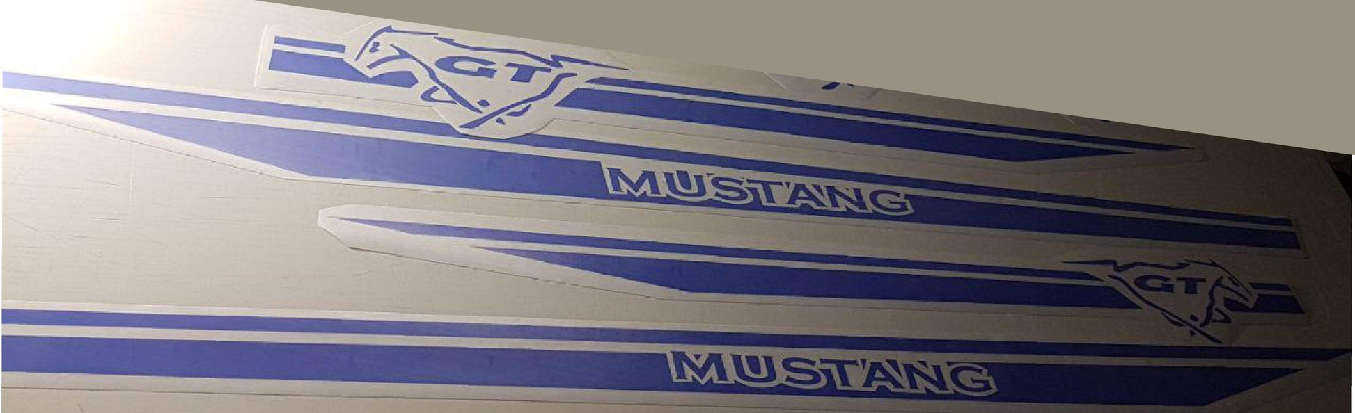 4x Custom Racing Line Stickers Car Side Vinyl Stripes For Ford Mustang - Brothers-Graphics