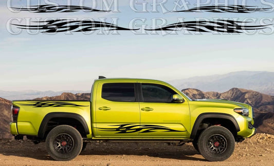 Vinyl Graphics 4x Pattern New Tribal Design Vinyl Stripes Compatible with Toyota Tacoma TRD_Pro-2022-4X4