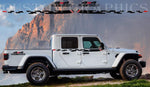 Vinyl Graphics 4x set Graphic Stickers Compatible with Jeep Gladiator