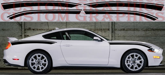 Vinyl Graphics 4x Sticker Classic Design Line Sticker Special Made For Ford Mustang