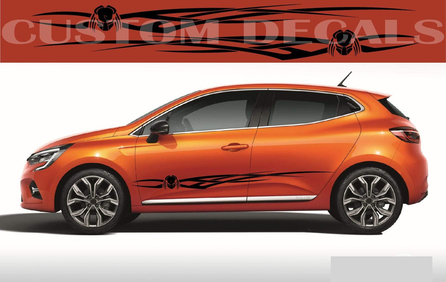 Alien Graphic Gift renault stickers Racing Stripes for Renault Clio renault clio car stickers