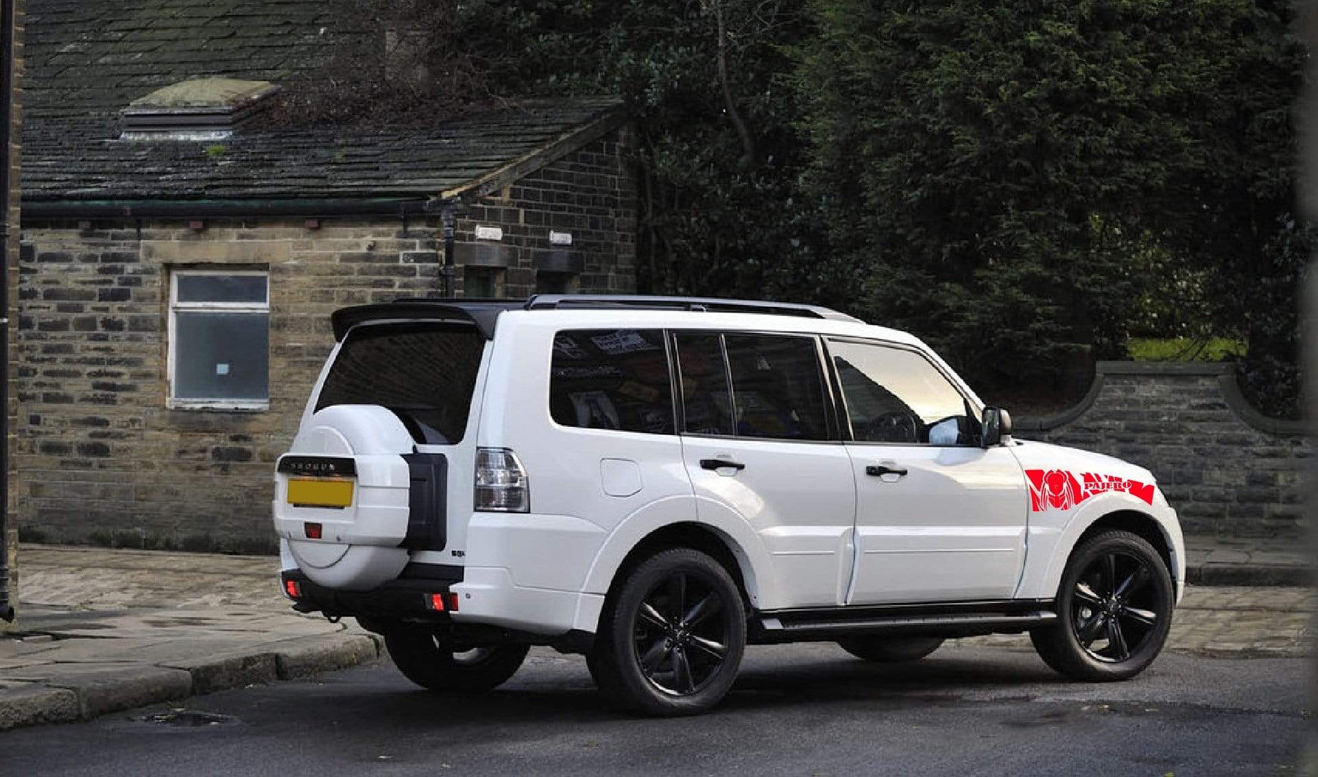 Premium Quality Stickers Compatible with Mitsubishi Pajero Alien Design Vinyl car stickers Automotive decals