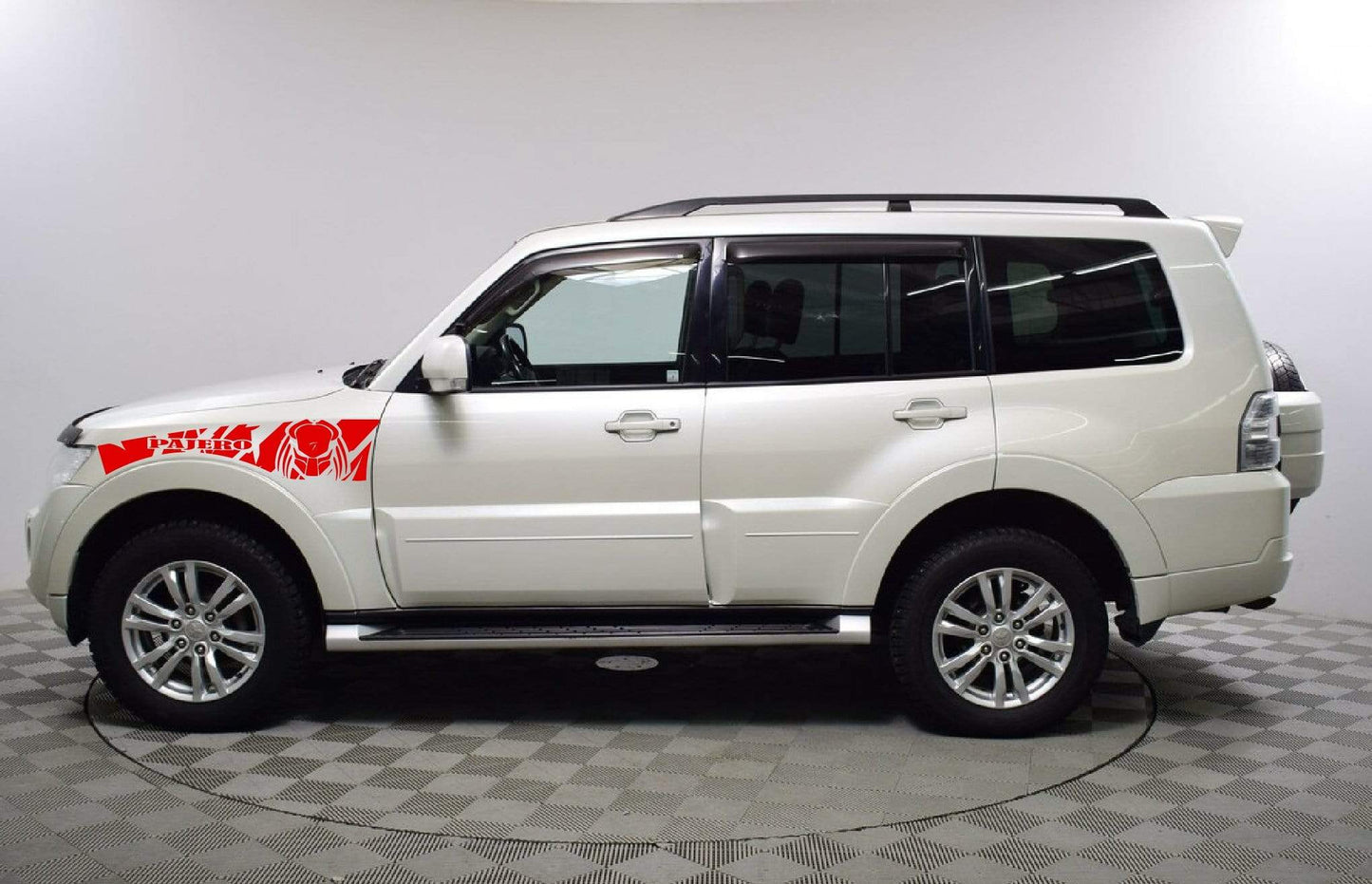 Premium Quality Stickers Compatible with Mitsubishi Pajero Alien Design Vinyl car stickers Automotive decals