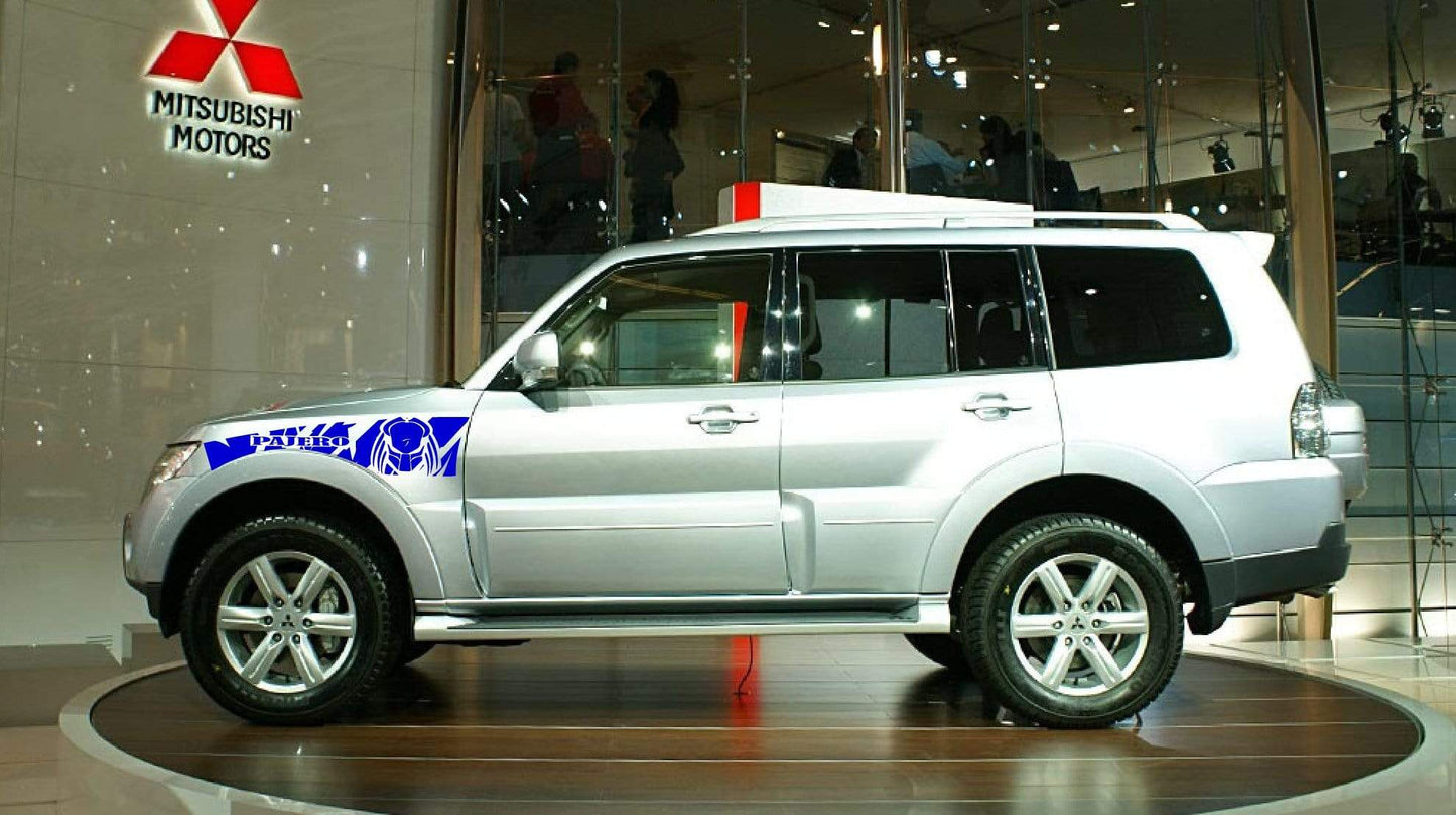 Premium Quality Stickers Compatible with Mitsubishi Pajero Alien Design Vinyl car stickers