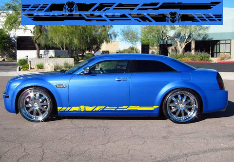 Premium Vinyl Sticker Compatible with Chrysler All Models Unique Decals Sticker Street Auto