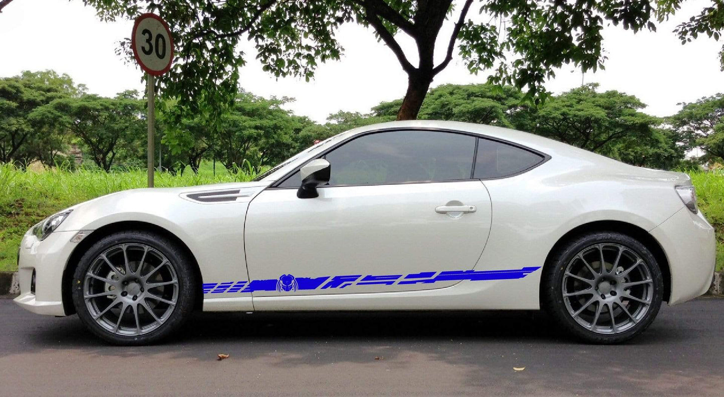 Premium Vinyl Stickers Compatible with Subaru BRZ Alien Logo Design BFF