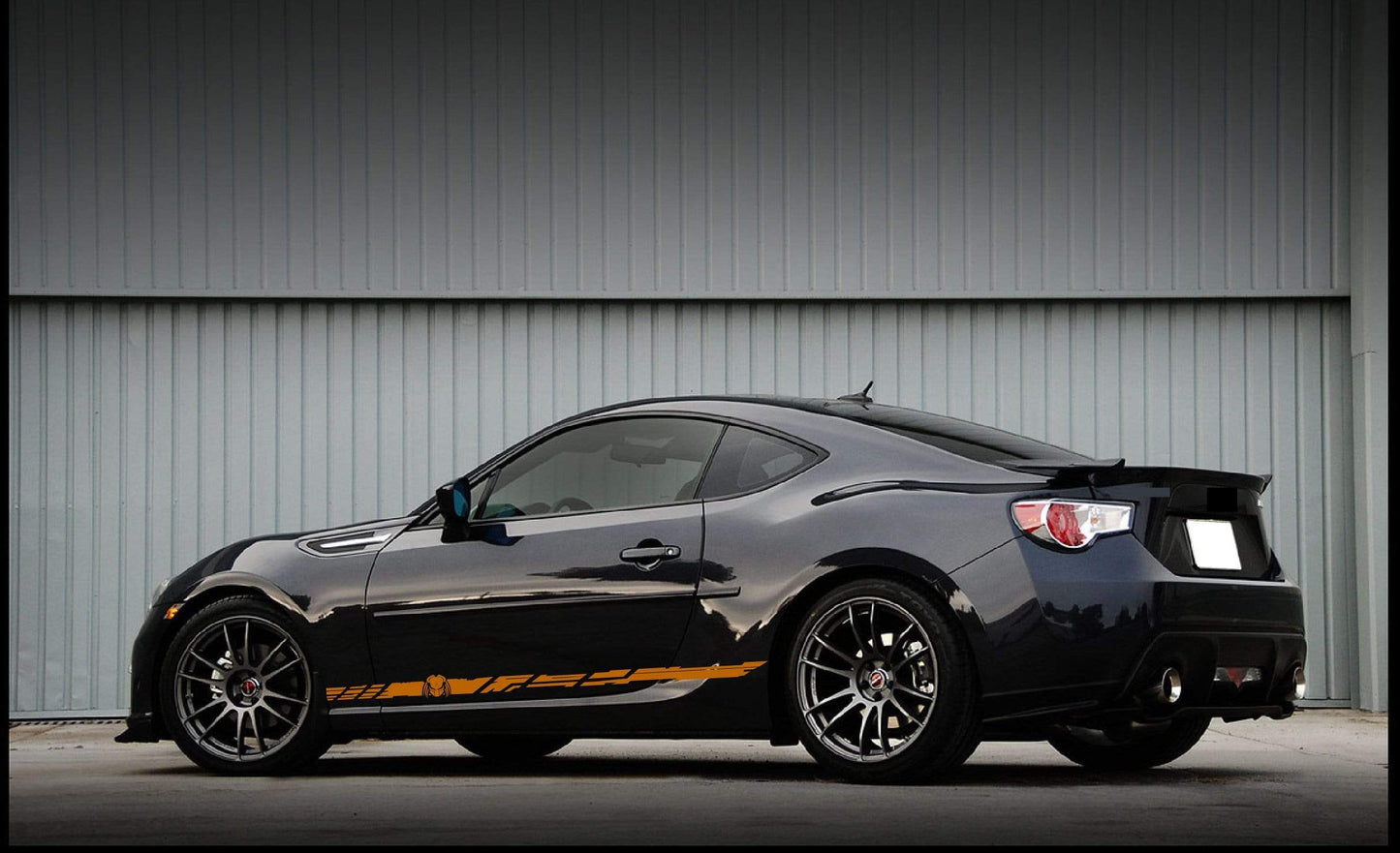 Premium Vinyl Stickers Compatible with Subaru BRZ Alien Logo Design BFF