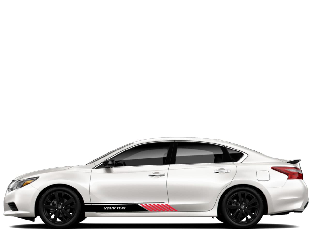 Vinyl Graphics All Doors graphic 2 colorsr decals Kit for Car Any Vehicle | UNIVERSAL STICKERS