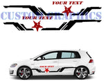 Vinyl Graphics All Doors graphic universal sticker Kit for Car Any Vehicle | UNIVERSAL STICKERS