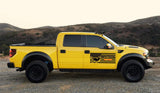 Amarecian Flag Racing Stripes Decals Vinyl Graphics For Ford F-150