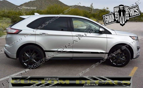 Premium Vinyl Stickers Compatible With Ford Edge Style Design