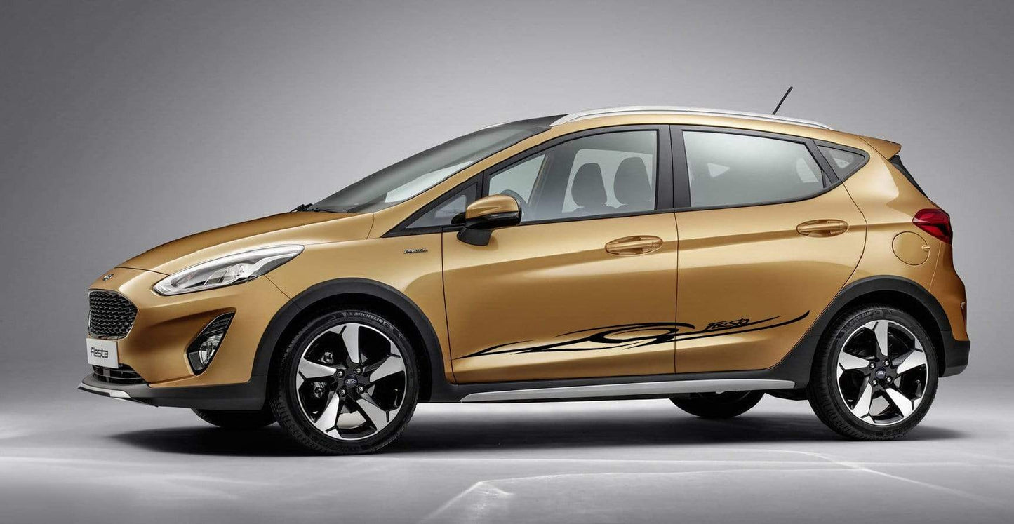 Premium Vinyl Stickers Compatible with Ford Fiesta Decorative car decals Tribal Design