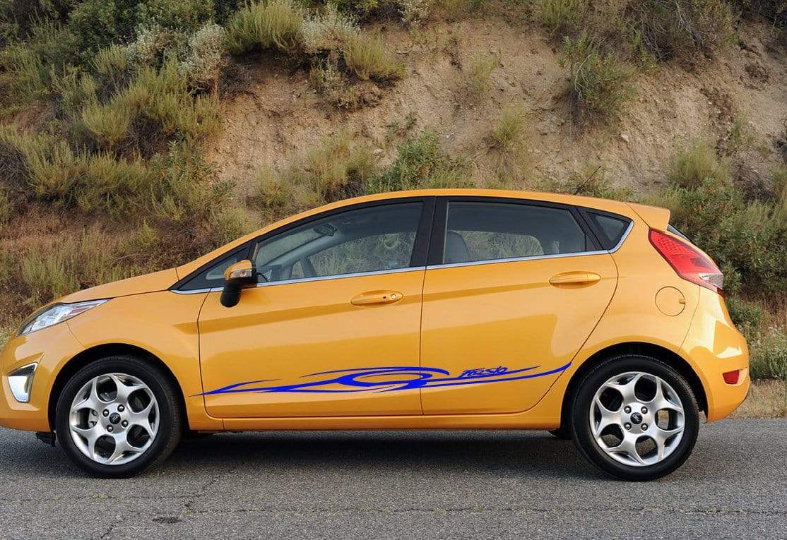 Premium Vinyl Stickers Compatible with Ford Fiesta Decorative car decals Tribal Design