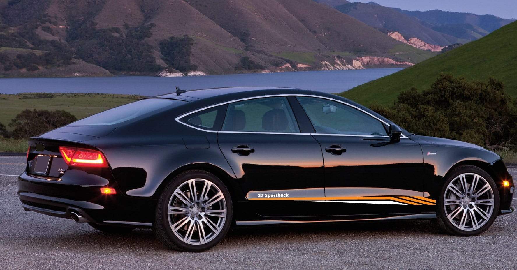 Attractive Stickers Custom Graphic Decals for AUDI A7 - Brothers-Graphics