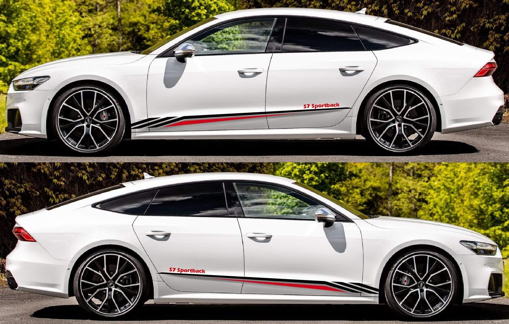 Attractive Stickers Custom Graphic Decals for AUDI A7 - Brothers-Graphics