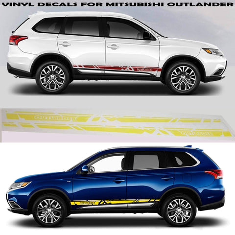 Attractive Stickers Custom Graphic Decals for Mitsubishi Outlander decals